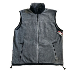 PROSPIRIT Charcoal gray Fleece Vest Jacket